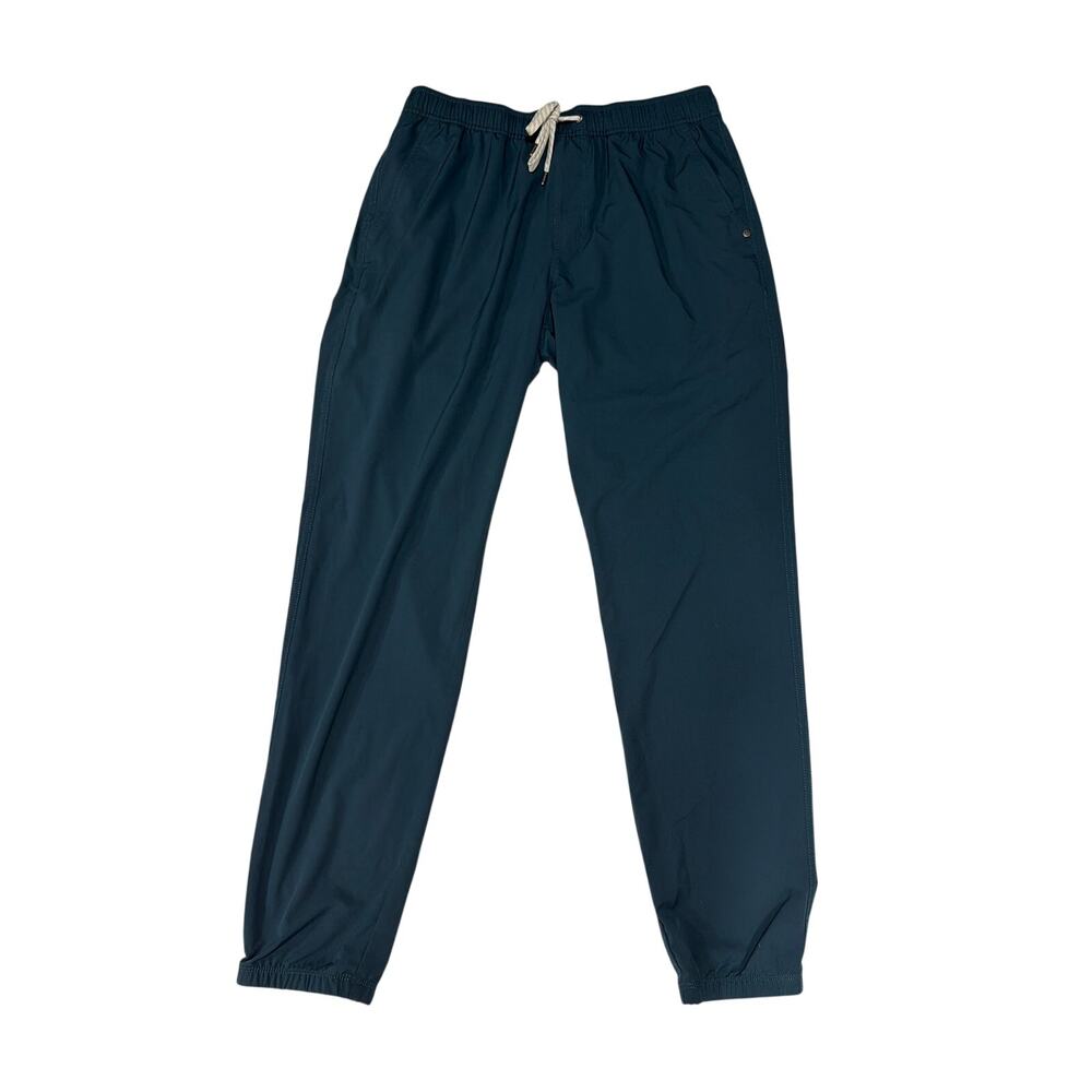 Vuori Women's Sz M Vintage Ripstop Pants Hiking Gym Teal Blue Running athleisure